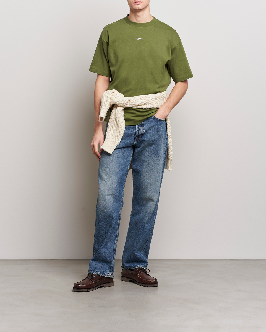 Men | T-Shirts | Drôle de Monsieur | Classic NFPM T-Shirt Khaki