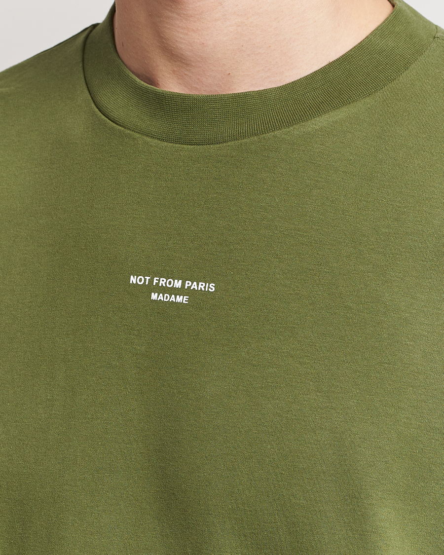 Men | T-Shirts | Drôle de Monsieur | Classic NFPM T-Shirt Khaki