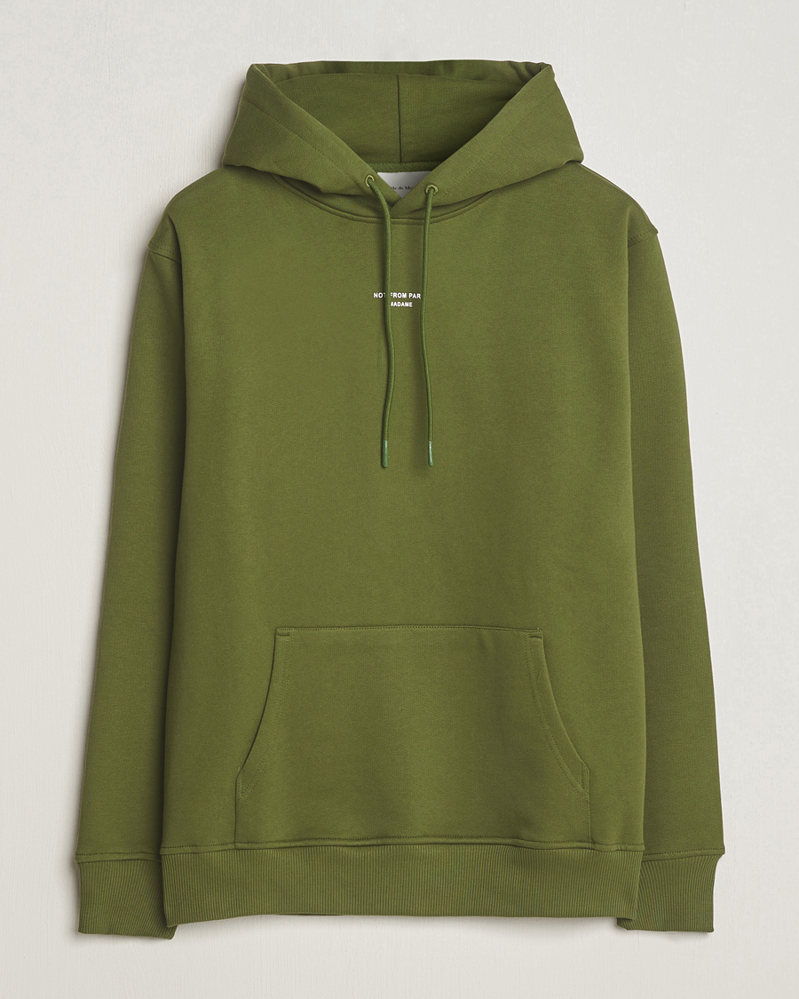 Men | Sweaters & Knitwear | Drôle de Monsieur | Classic NFPM Hoodie Khaki