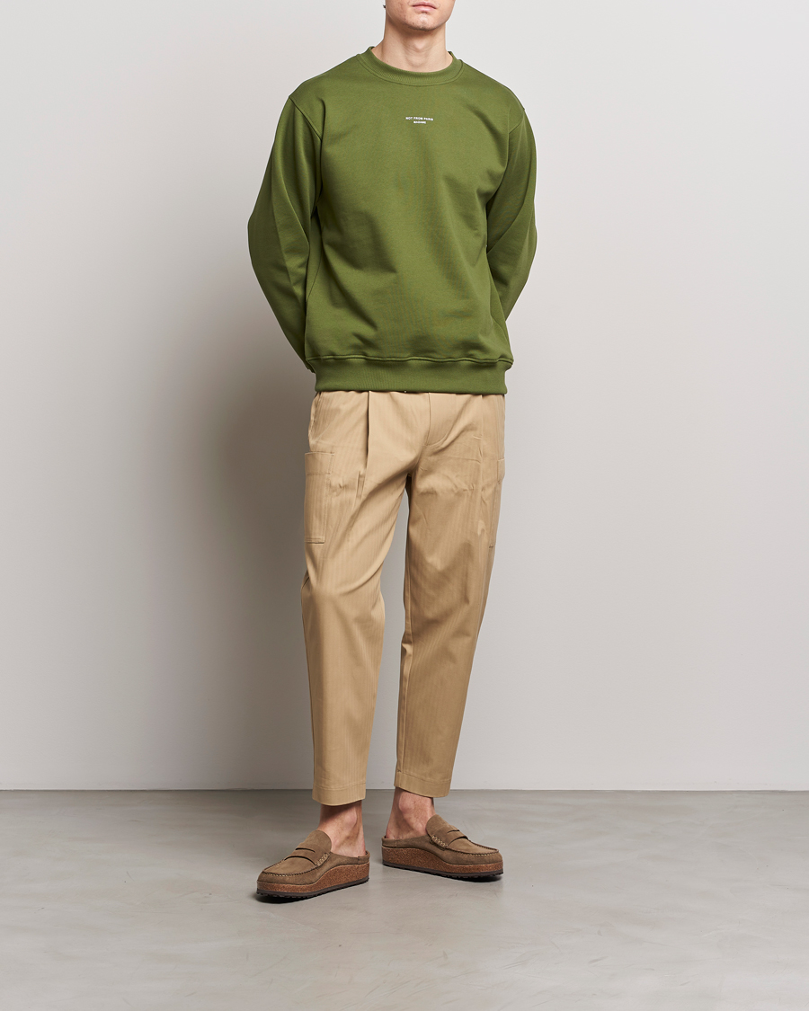 Men | Trousers | Drôle de Monsieur | Drawstring Pants Beige