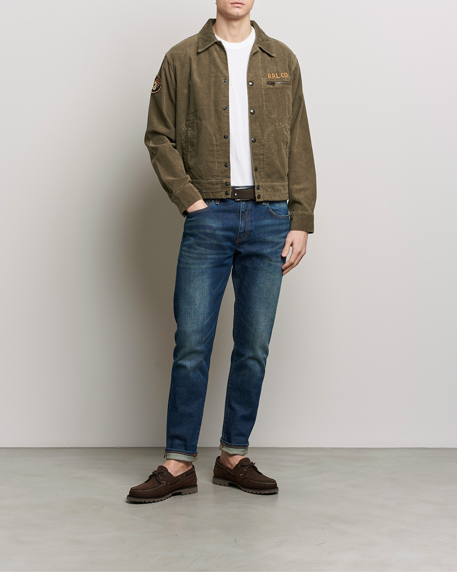Men | Coats & Jackets | RRL | Walker Corduroy Jacket Olive