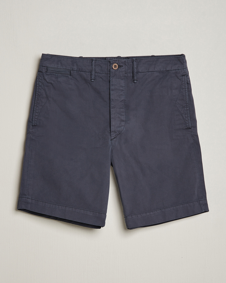 Men | Shorts | RRL | Officers Flat Shorts Navy