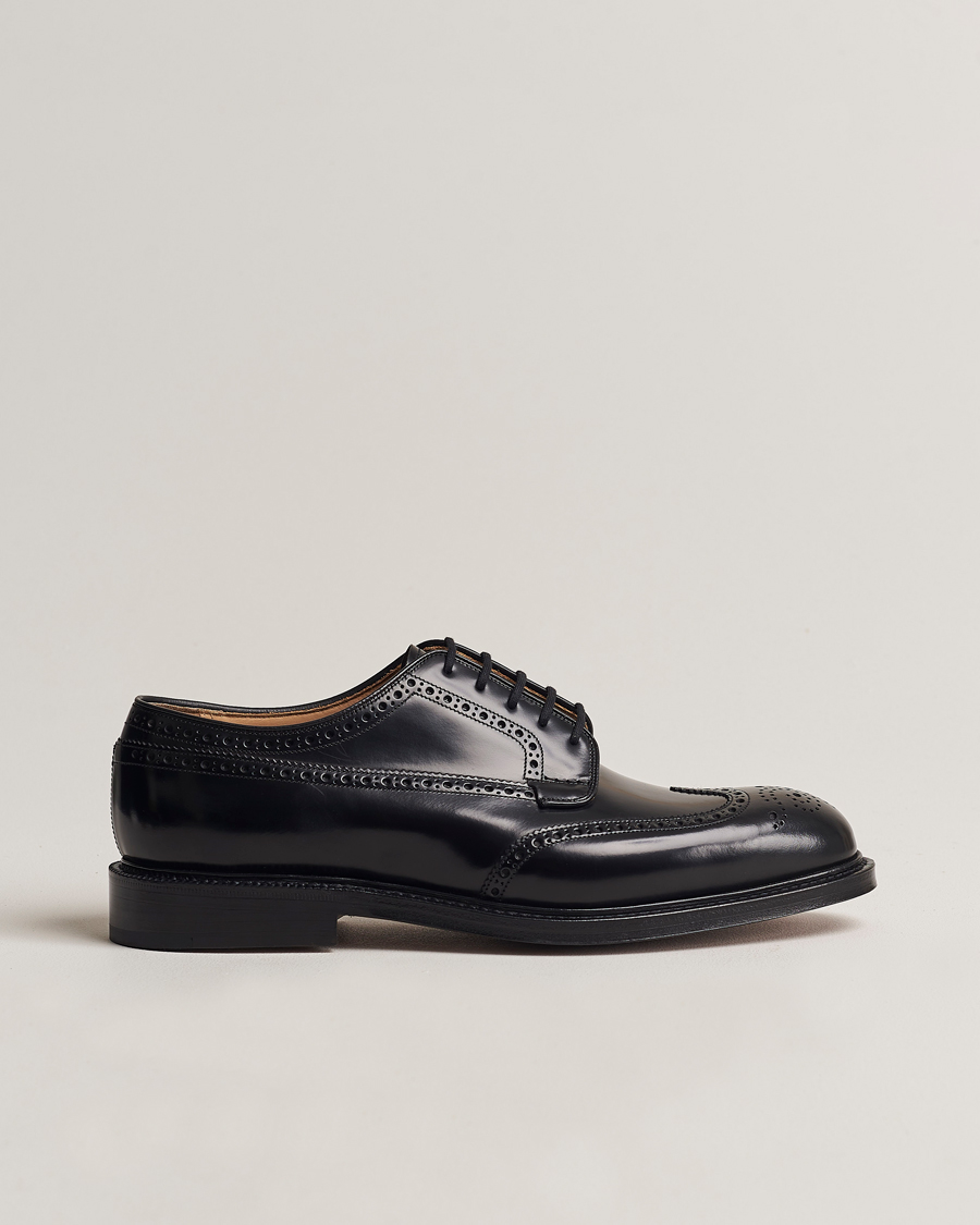 Men | Brogues | Church's | Grafton Polished Binder Black