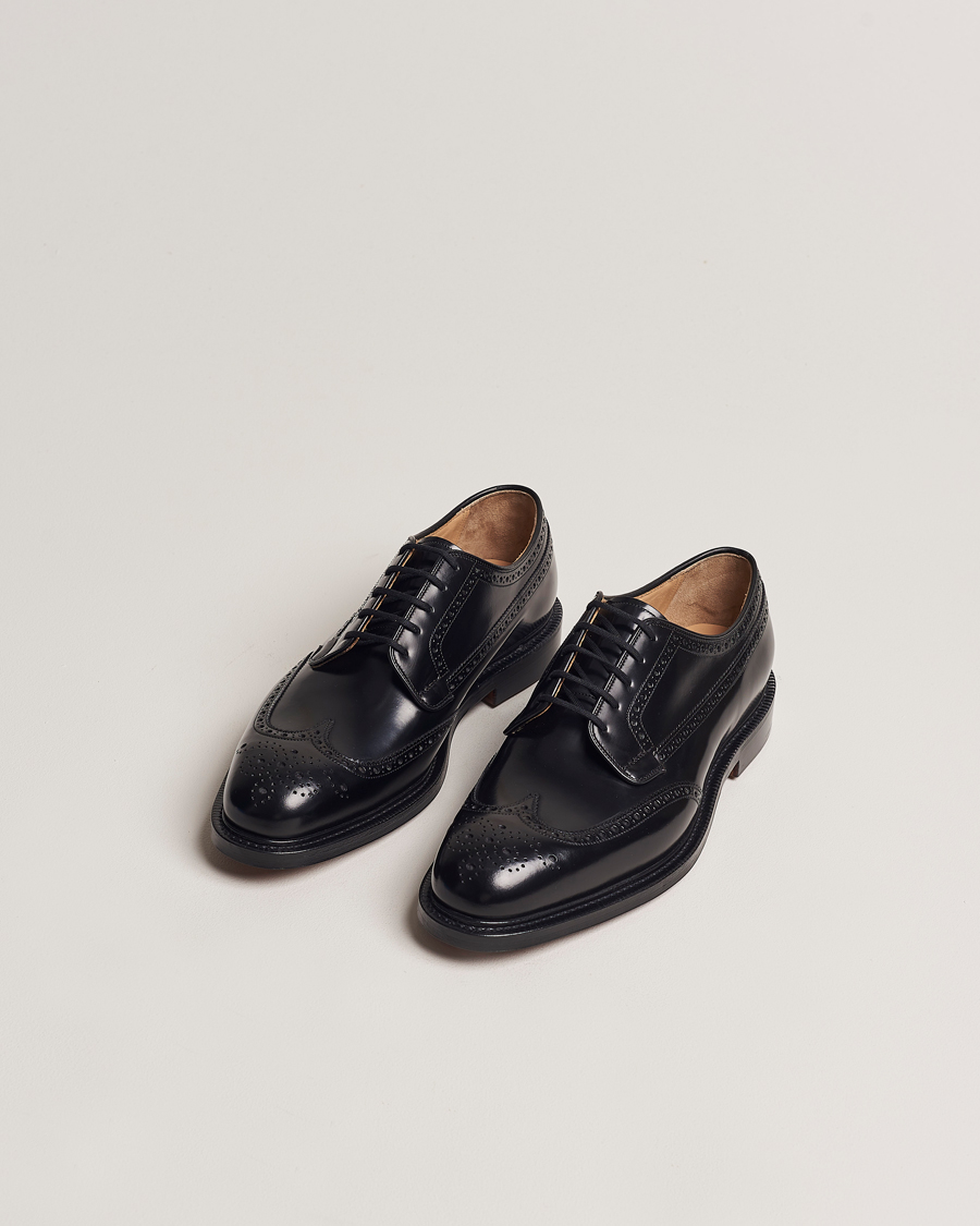 Men | Brogues | Church's | Grafton Polished Binder Black