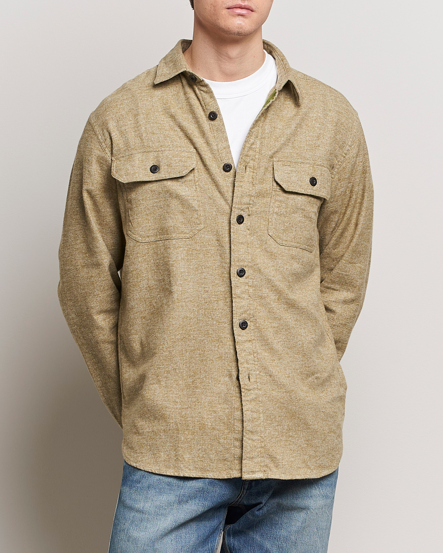 Men | Shirts | Pendleton | Burnside Flannel Shirt Olive