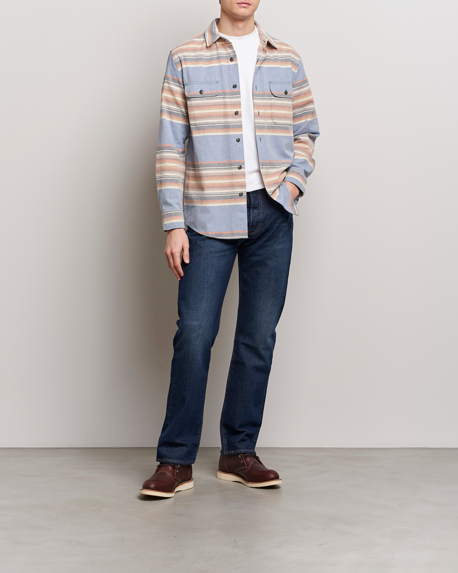 Men | Shirts | Pendleton | Beach Shack Shirt Indigo Stripe