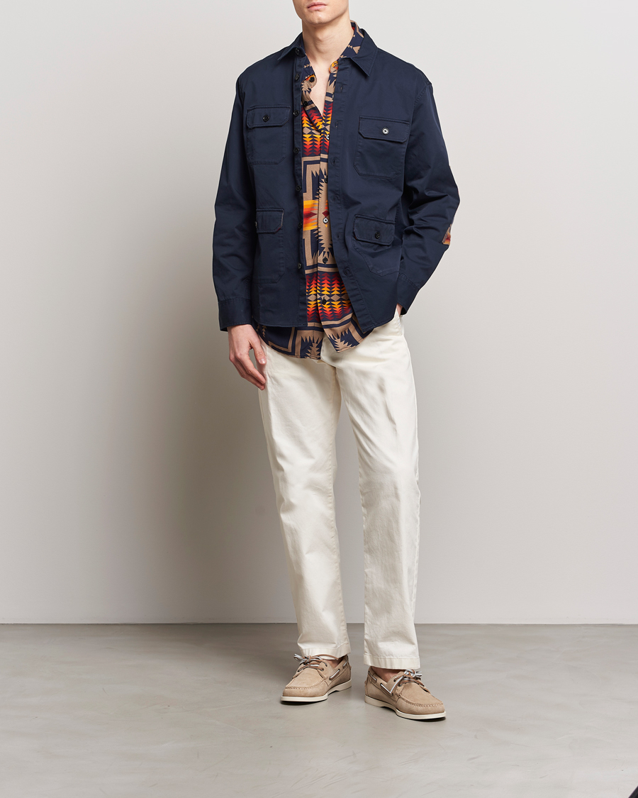 Men | Shirts | Pendleton | Patchwork Explorer Shirt Navy