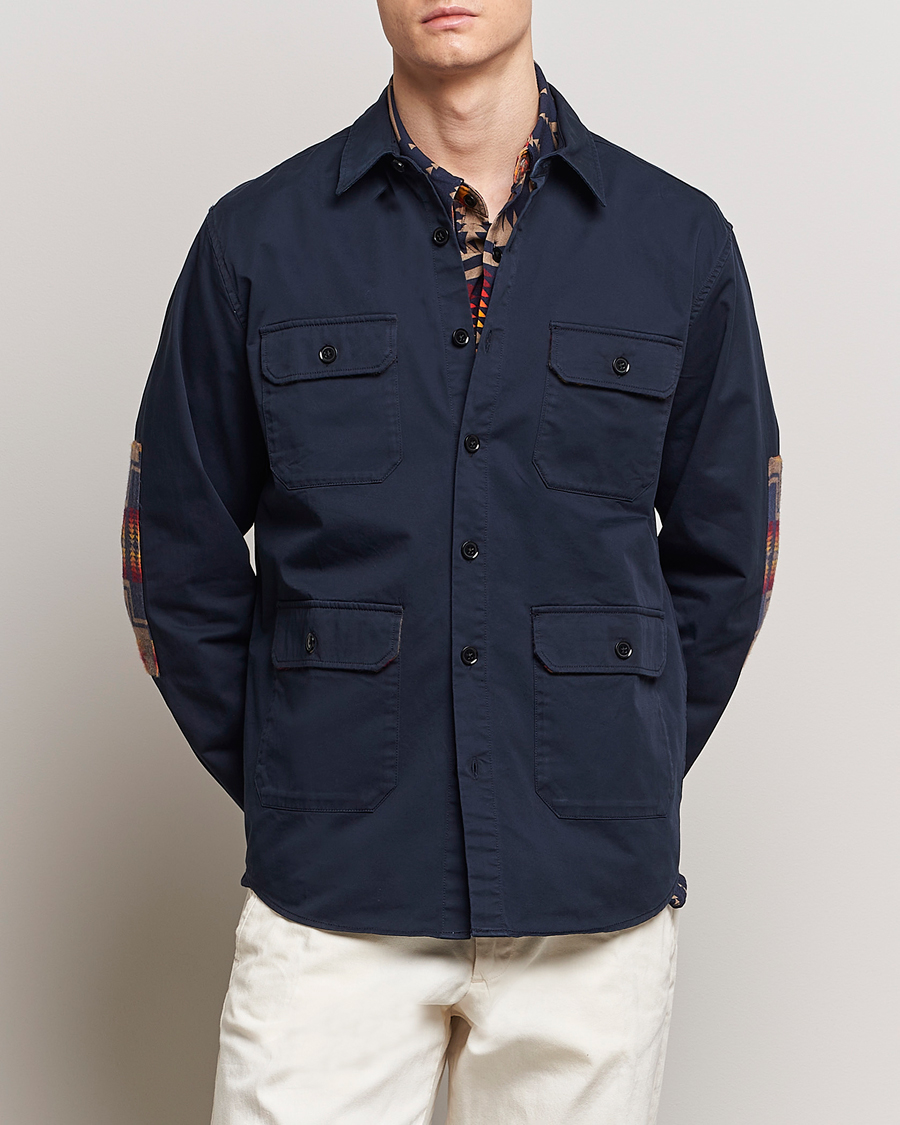 Men | Shirts | Pendleton | Patchwork Explorer Shirt Navy