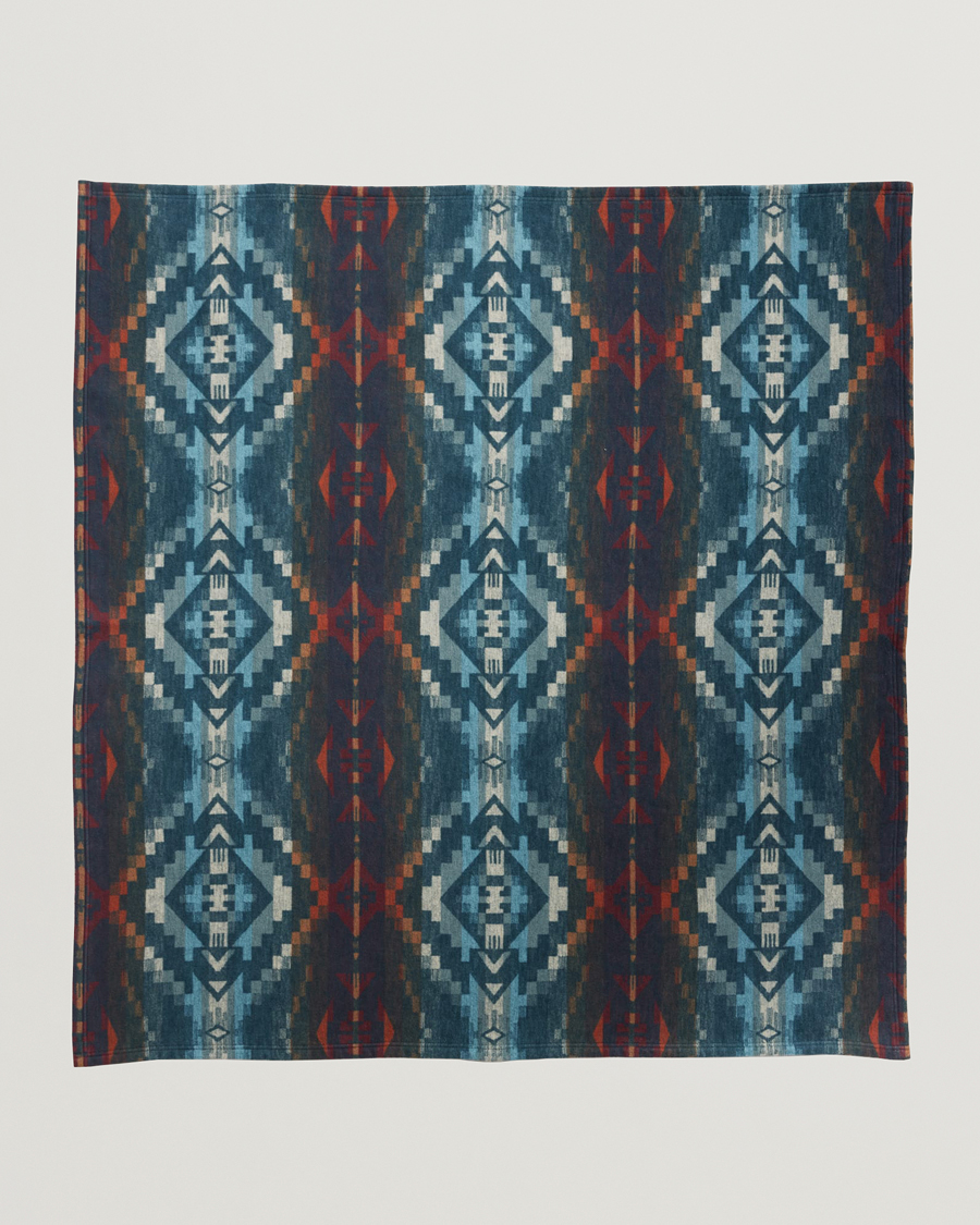 Men | Pendleton Blanket Set 2-Pack Carico/Marine Stripe | Pendleton | Blanket Set 2-Pack Carico/Marine Stripe