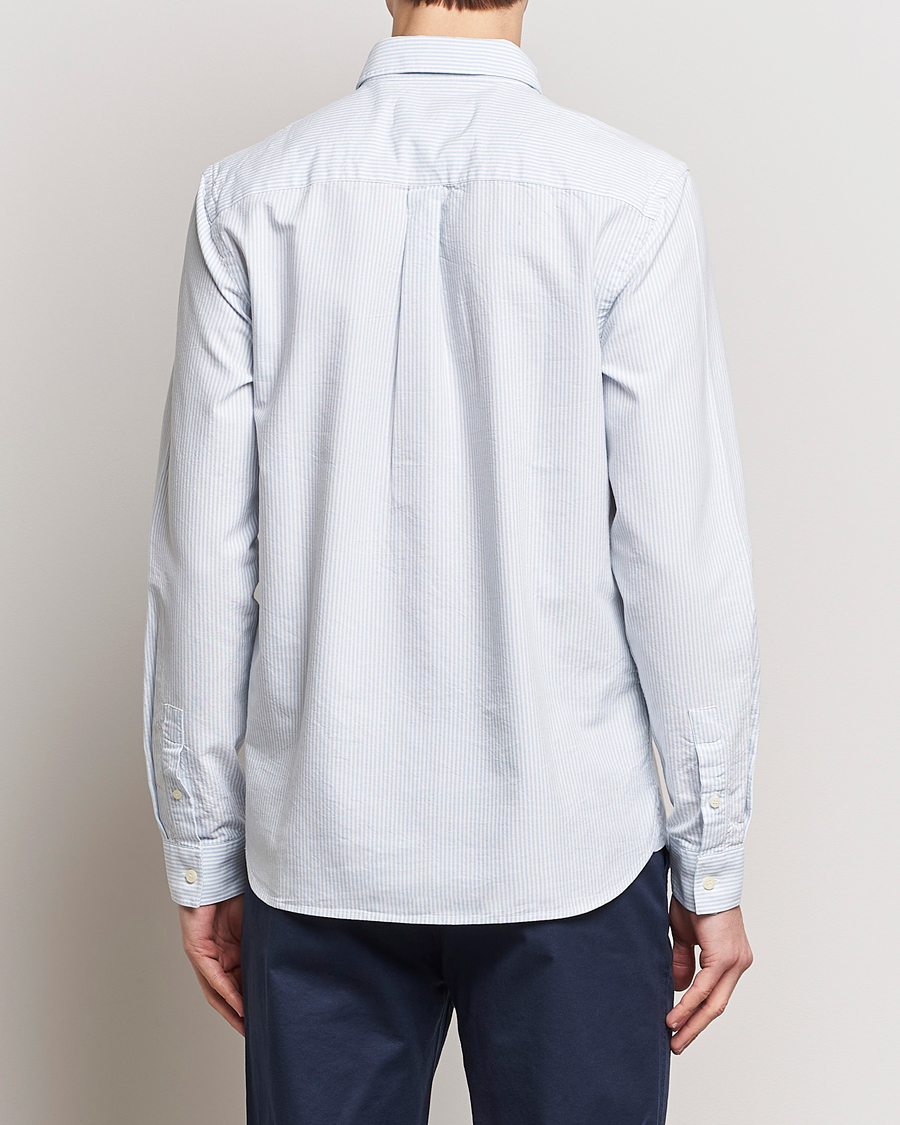 Men | Shirts | Lyle & Scott | Lightweight Oxford Striped Shirt Blue/White