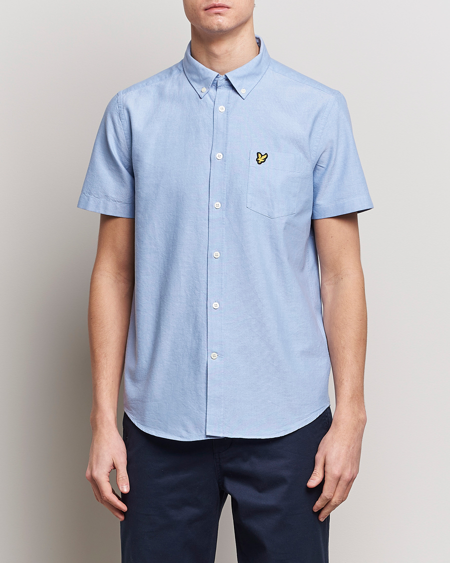 Men | Shirts | Lyle & Scott | Lightweight Oxford Short Sleeve Shirt Riviera