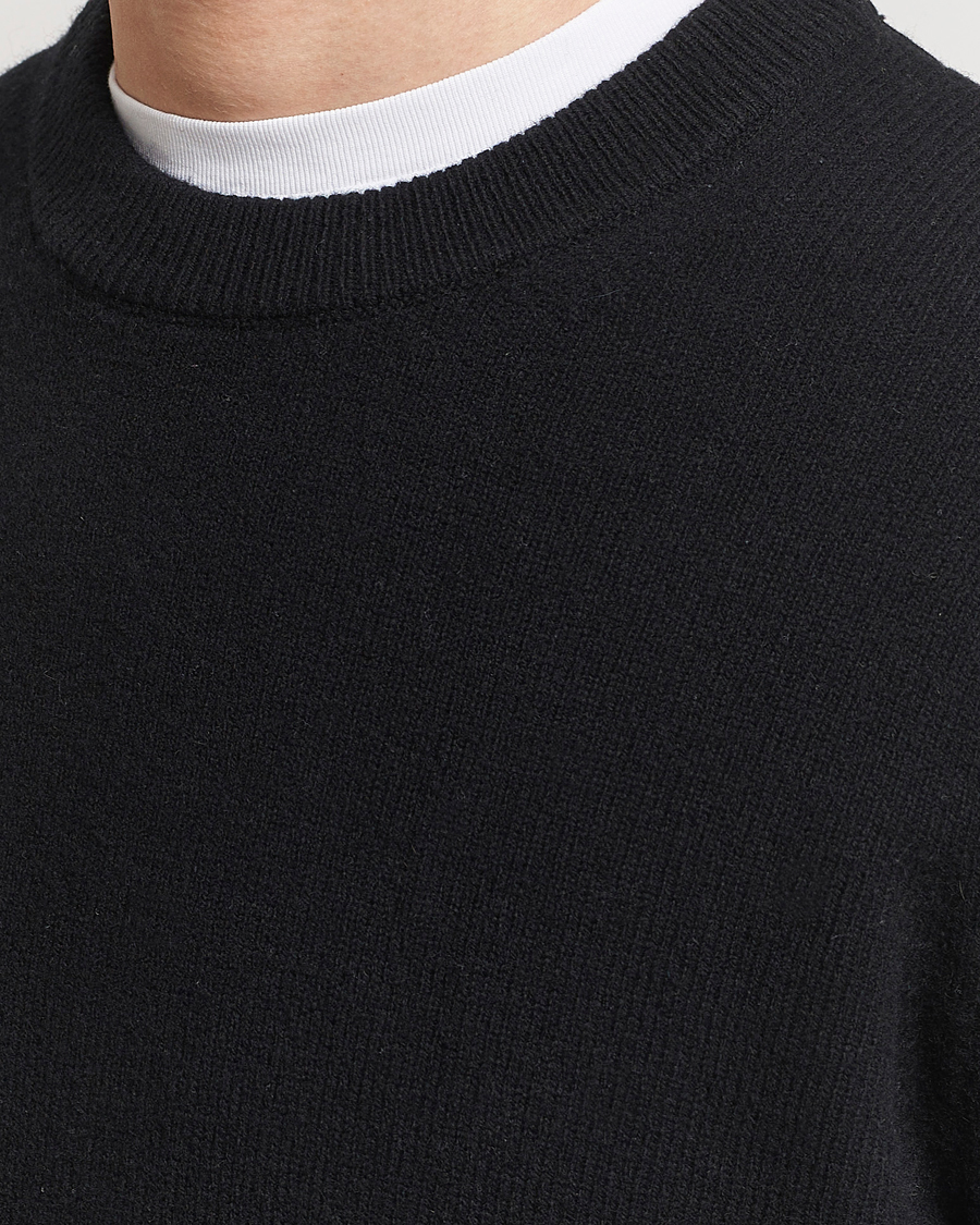 Men | Sweaters & Knitwear | Samsøe Samsøe | Isak Crew Neck Black