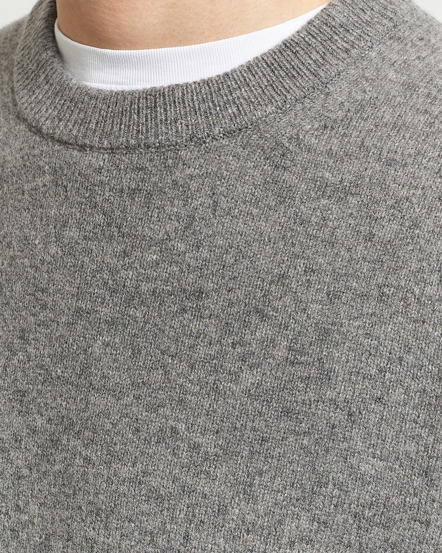 Men | Sweaters & Knitwear | Samsøe Samsøe | Isak Crew Neck Dark Grey