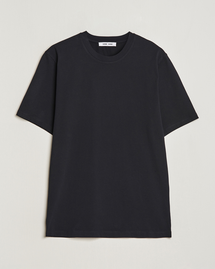 Men | T-Shirts | Samsøe Samsøe | Christian T-shirt Black