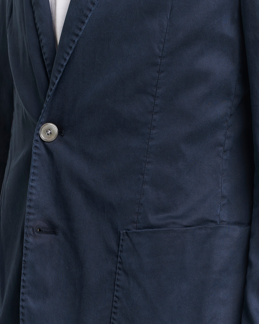Men | Suits | BOSS BLACK | Hanry Cotton Suit Dark Blue