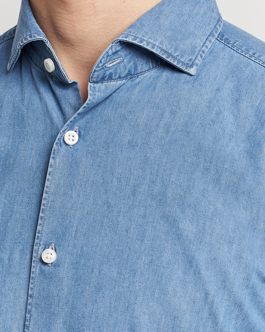 Men | Shirts | BOSS BLACK | Hal Cotton Shirt Medium Blue