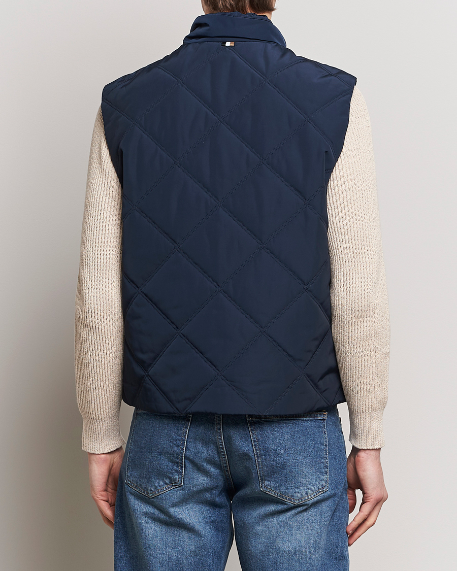 Men | Coats & Jackets | BOSS BLACK | Crebo Vest Dark Blue