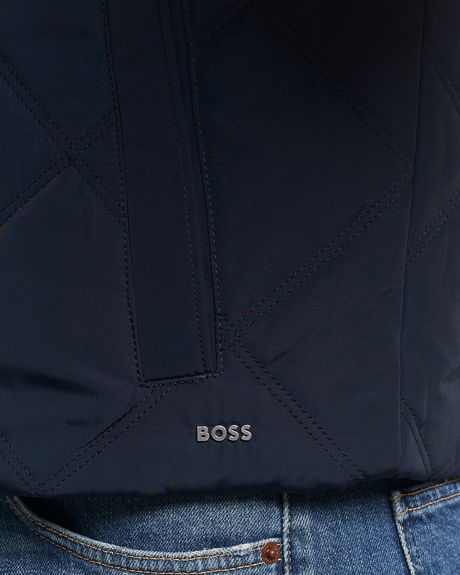Men | Coats & Jackets | BOSS BLACK | Crebo Vest Dark Blue