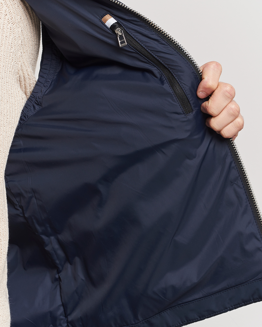 Men | Coats & Jackets | BOSS BLACK | Crebo Vest Dark Blue