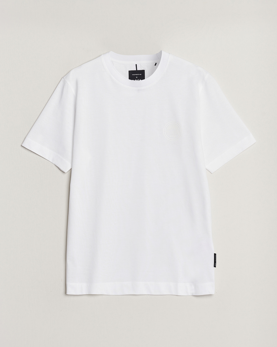 Men | T-Shirts | BOSS BLACK | Porsche Thompson T-Shirt White