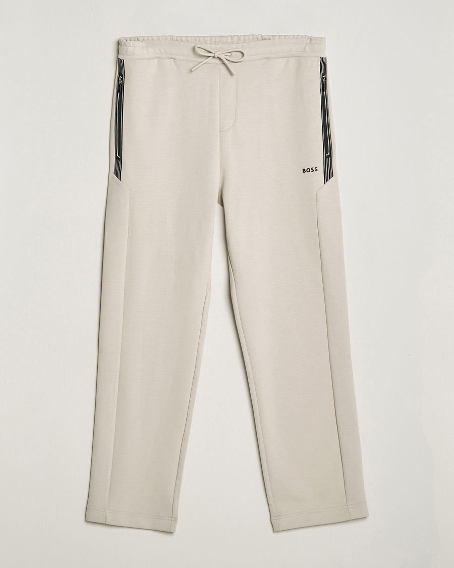 Men | Trousers | BOSS GREEN | Hadim Sweatpants Light Beige