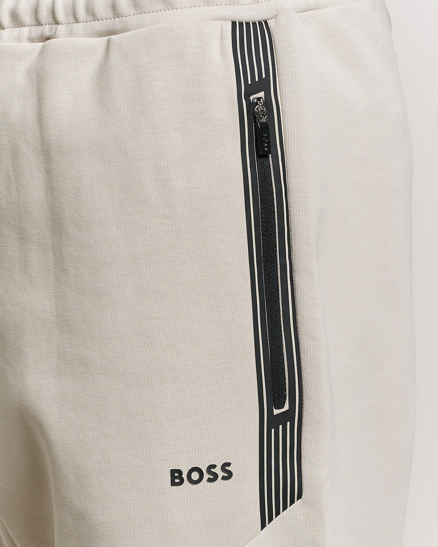 Men | Trousers | BOSS GREEN | Hadim Sweatpants Light Beige