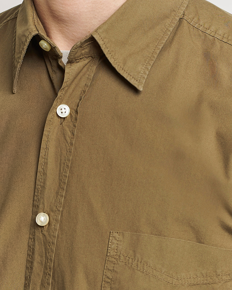 Men | Shirts | BOSS ORANGE | Relegant Cotton Pocket Shirt Open Green