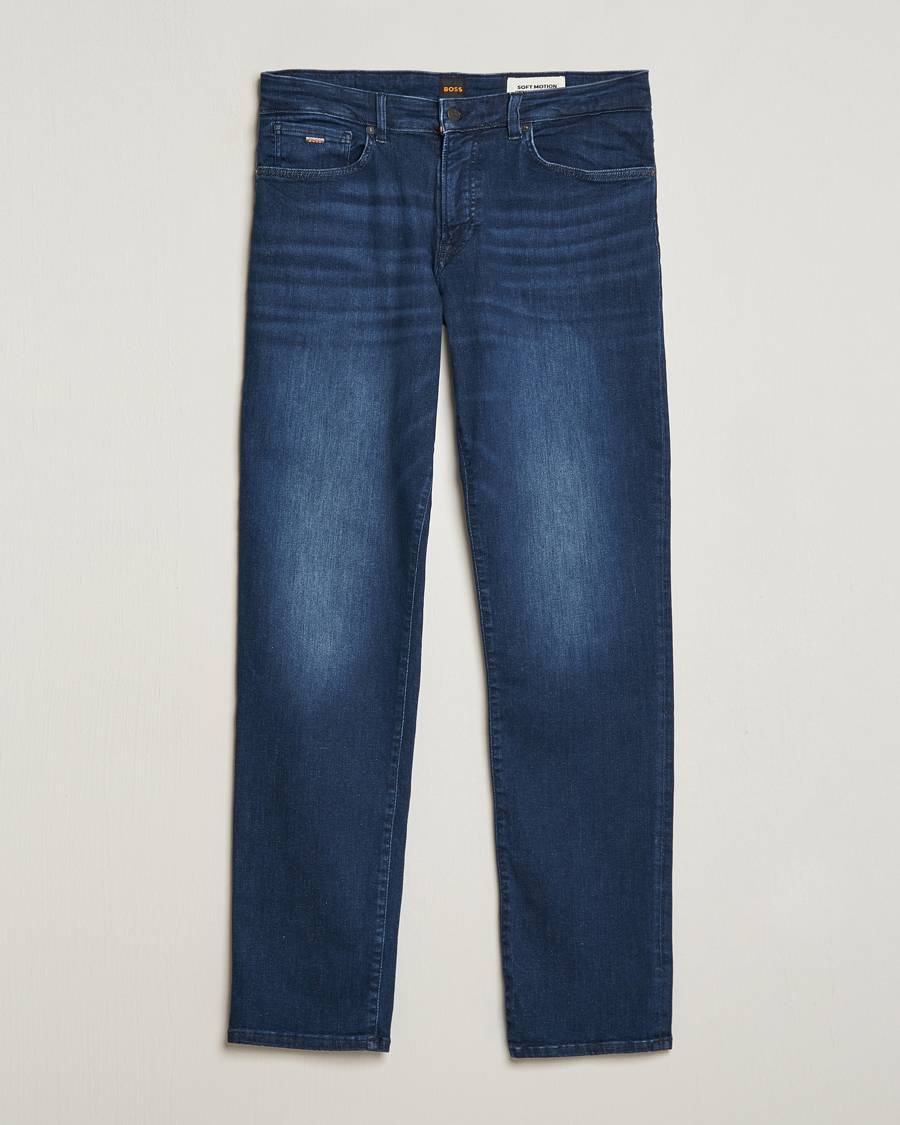 Men | Jeans | BOSS ORANGE | Re.Maine Regular Fit Stretch Jeans Blue