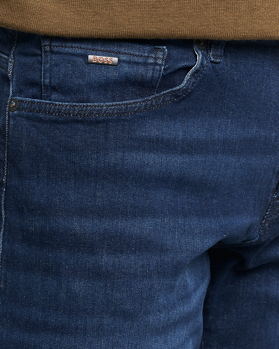 Men | Jeans | BOSS ORANGE | Re.Maine Regular Fit Stretch Jeans Blue