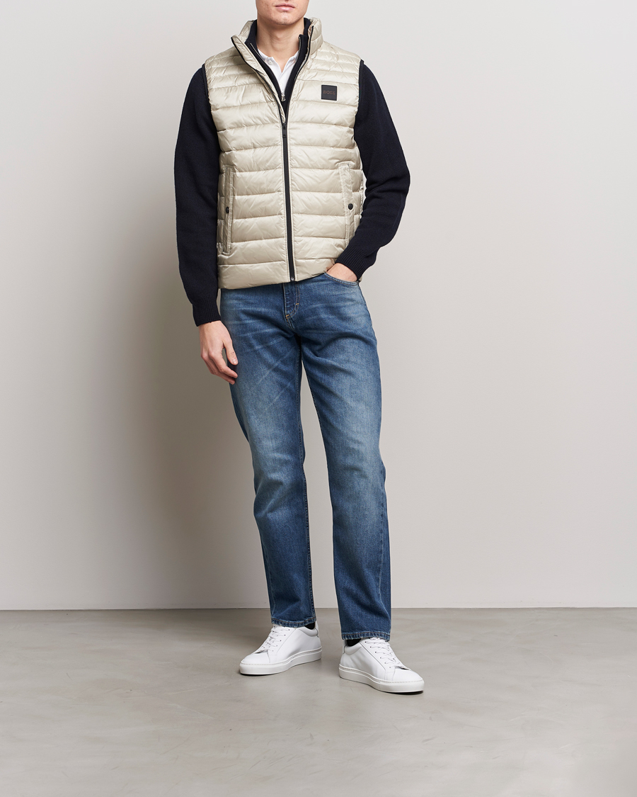 Men | Coats & Jackets | BOSS ORANGE | Odeno1 Down Vest Light Beige