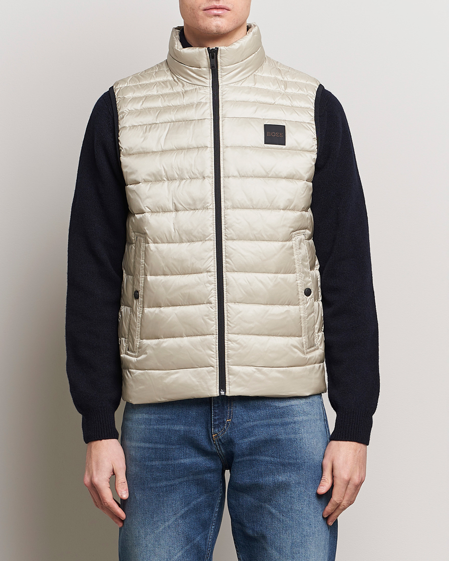 Men | Coats & Jackets | BOSS ORANGE | Odeno1 Down Vest Light Beige