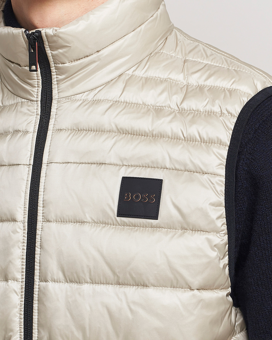 Men | Coats & Jackets | BOSS ORANGE | Odeno1 Down Vest Light Beige