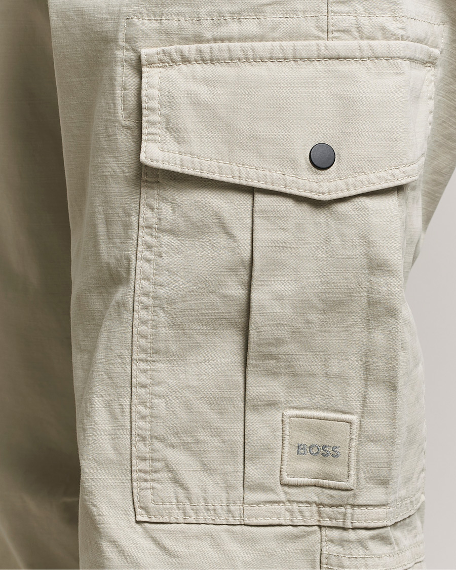 Men | Trousers | BOSS ORANGE | Sisla 5-Pocket Cargo Pants Light Beige