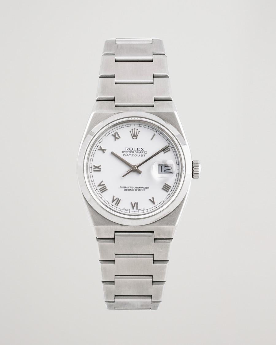 Men | Rolex Pre-Owned Oysterquartz 17000 Silver | Rolex Pre-Owned | Oysterquartz 17000 Silver