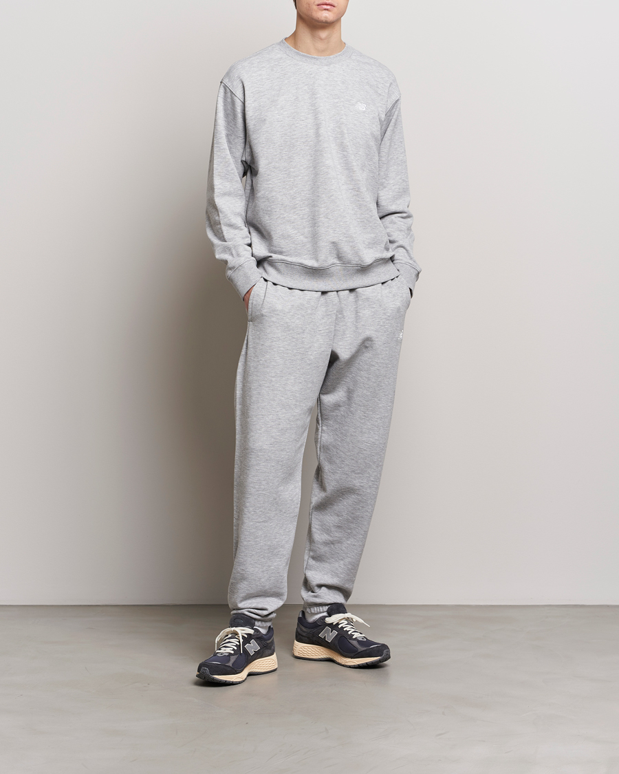 Men | Sweaters & Knitwear | New Balance | Essentials French Terry Sweatshirt Athletic Grey
