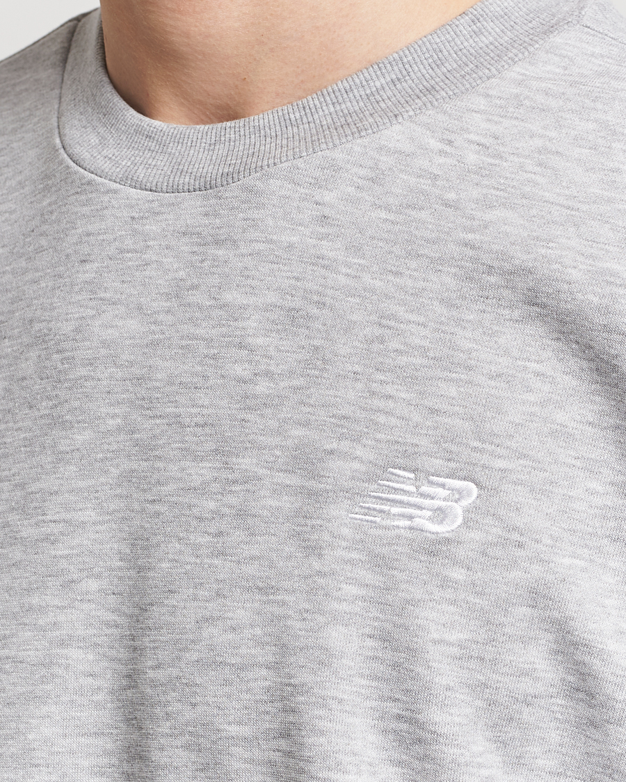 Men | Sweaters & Knitwear | New Balance | Essentials French Terry Sweatshirt Athletic Grey