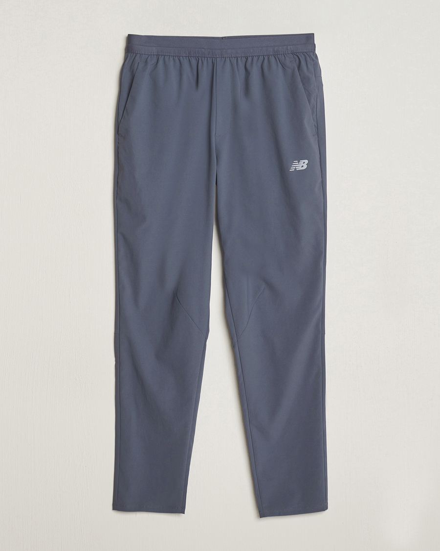 Men | Trousers | New Balance Running | Stretch Woven Pants Graphite