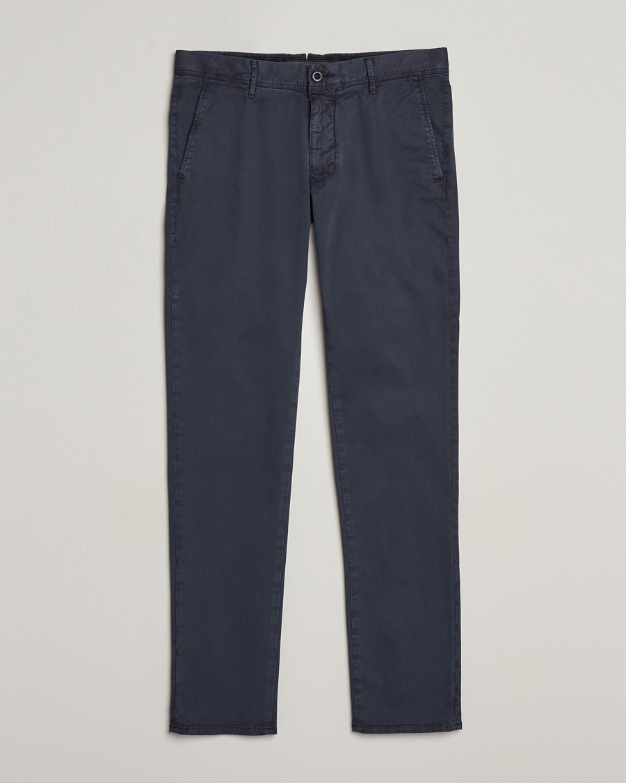 Men | Trousers | Incotex | Slim Fit Garment Dyed Slacks Navy