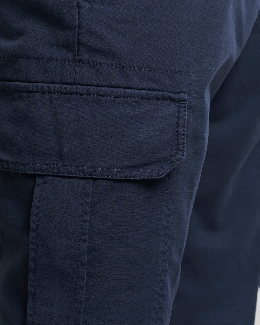 Men | Trousers | Incotex | Slim Fit Cargo Pants Navy