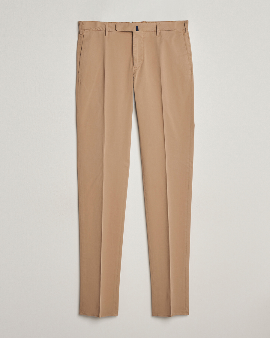 Men | Trousers | Incotex | Slim Fit Comfort Chinos Beige