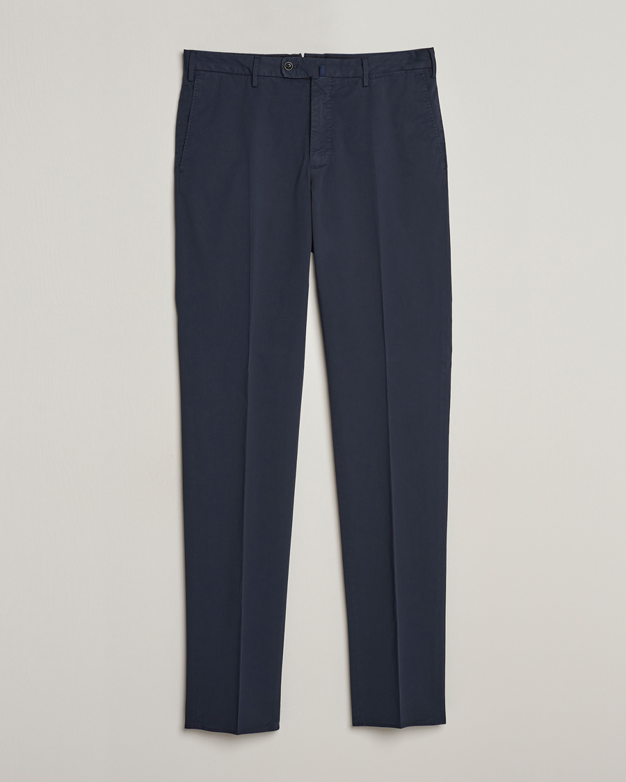 Men | Trousers | Incotex | Regular Fit Comfort Chinos Navy