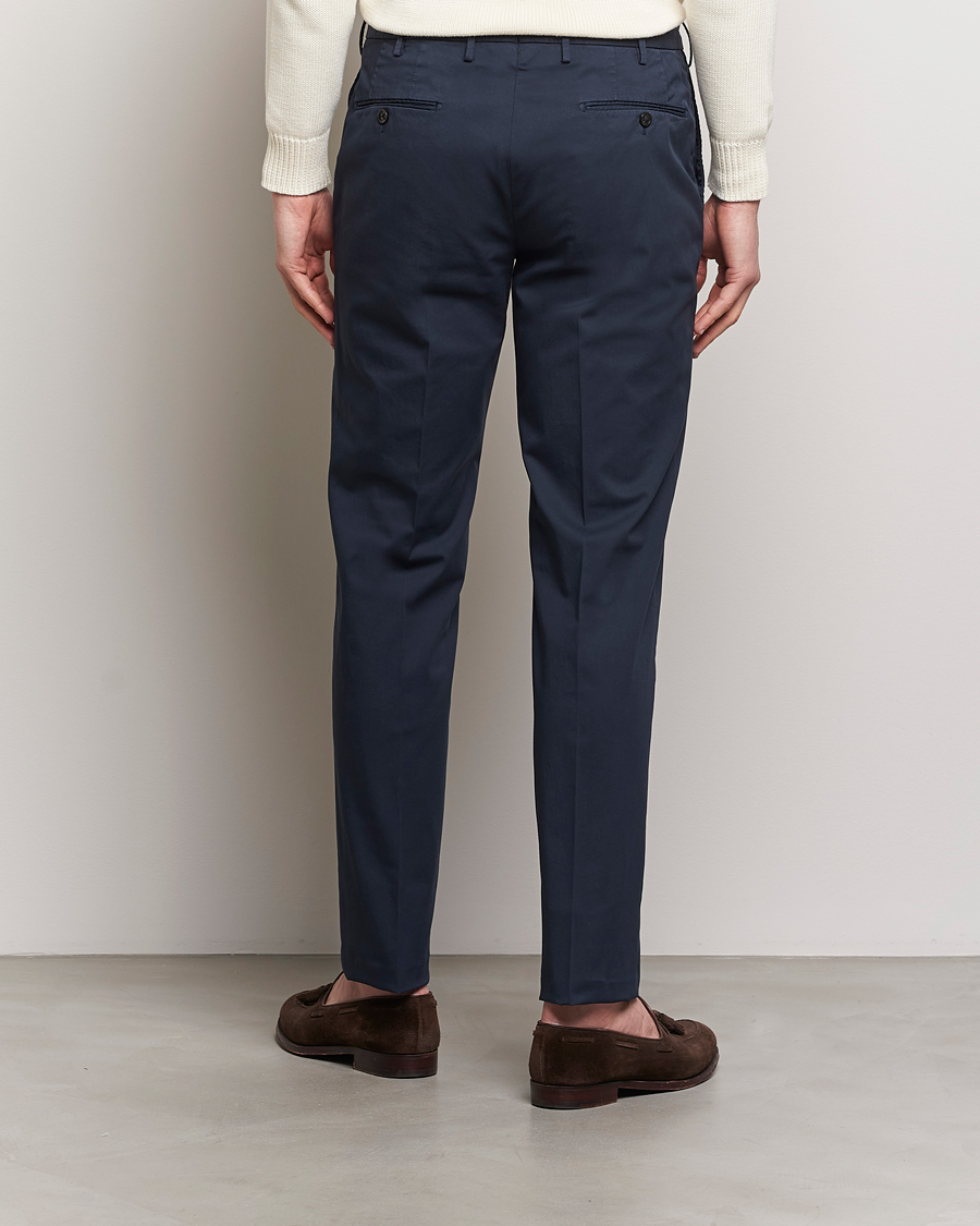Men | Trousers | Incotex | Regular Fit Comfort Chinos Navy