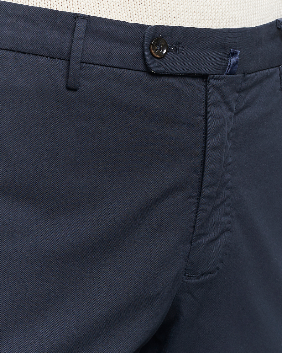 Men | Trousers | Incotex | Regular Fit Comfort Chinos Navy
