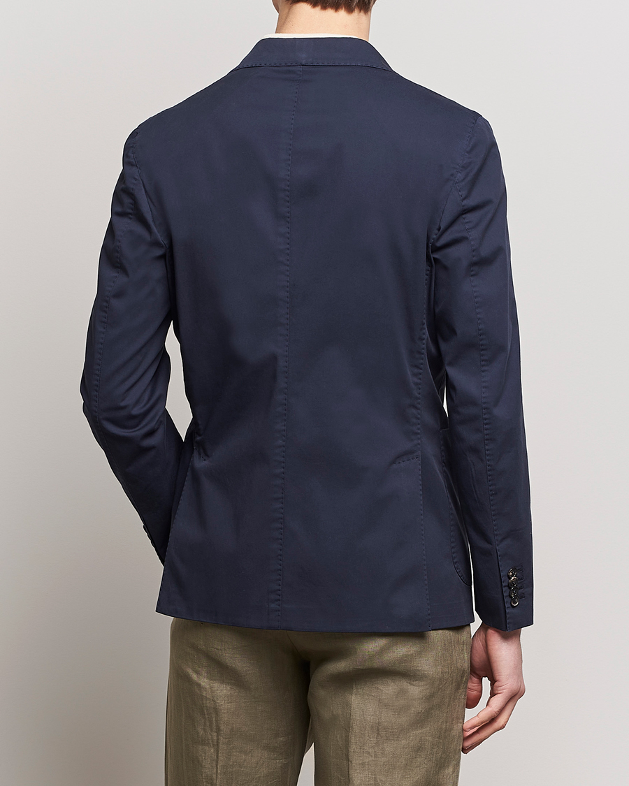 Men | Blazers | Incotex | Unconstructed Comfort Cotton Blazer Navy