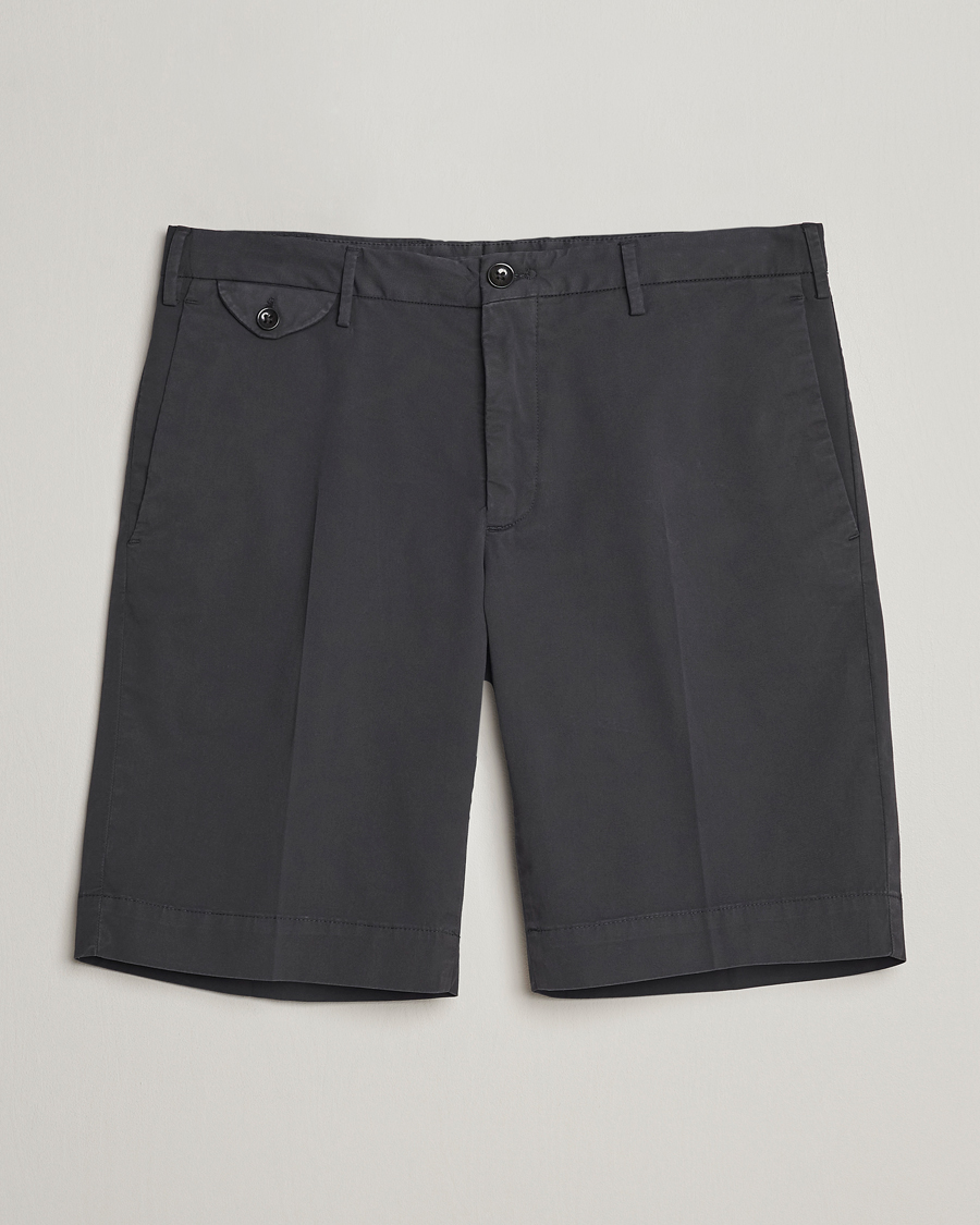 Men | Shorts | Incotex | Cotton Comfort Shorts Black