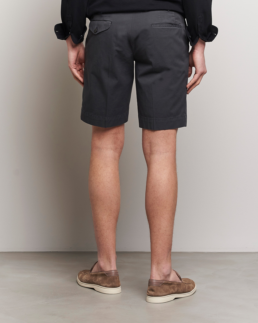 Men | Shorts | Incotex | Cotton Comfort Shorts Black