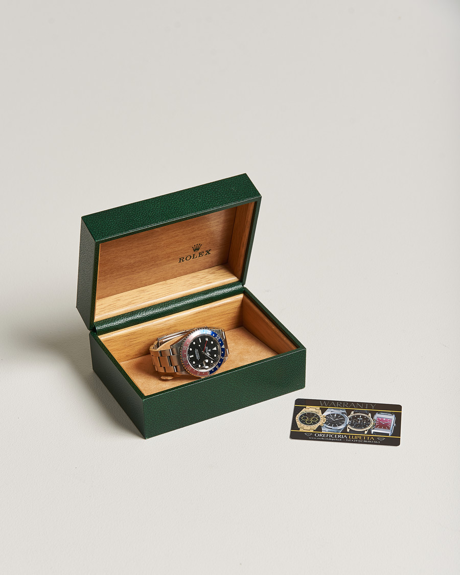 Men | Rolex Pre-Owned GMT-Master II 16710 Silver | Rolex Pre-Owned | GMT-Master II 16710 Silver