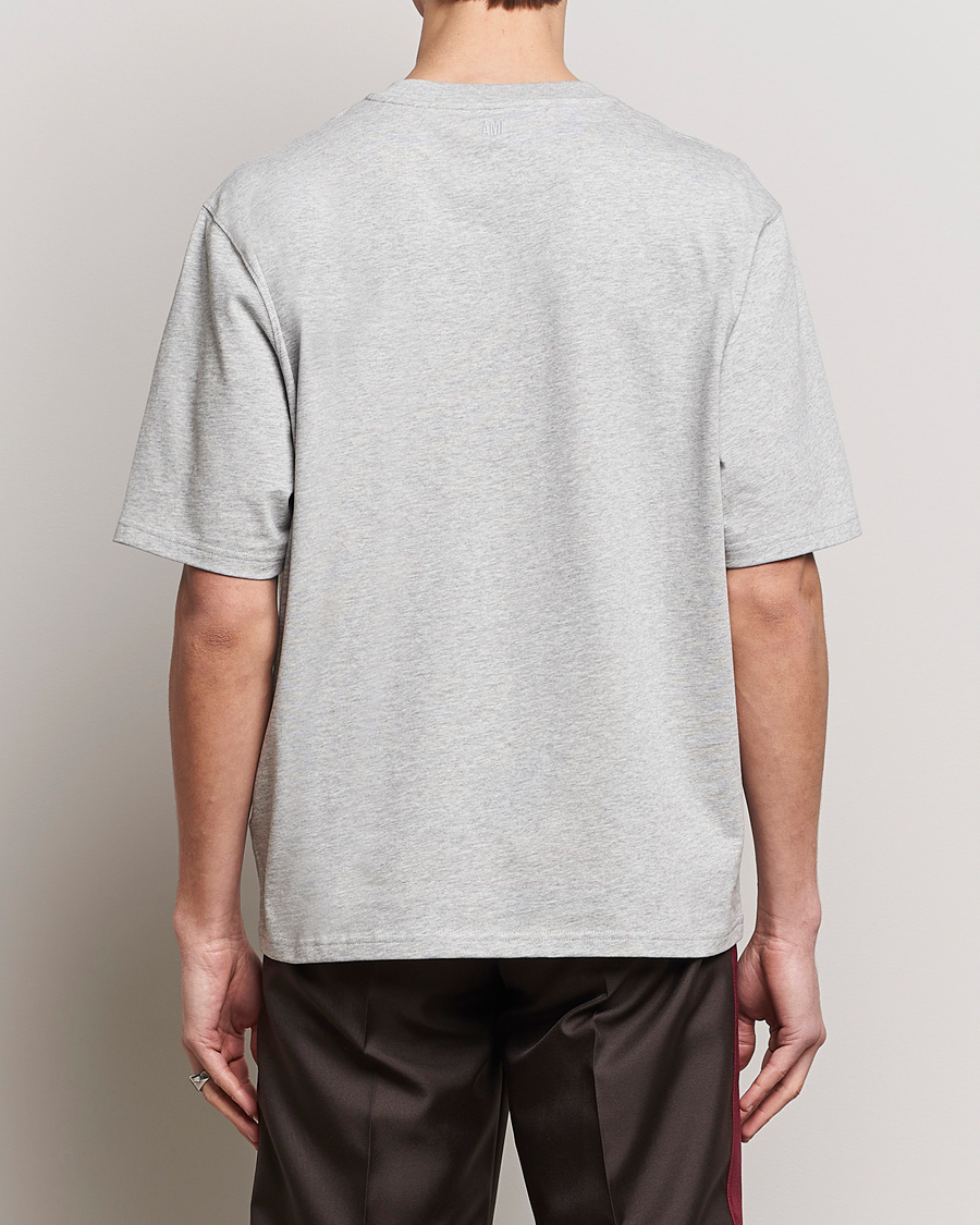 Men | T-Shirts | AMI | Heart Logo T-Shirt Heather Grey