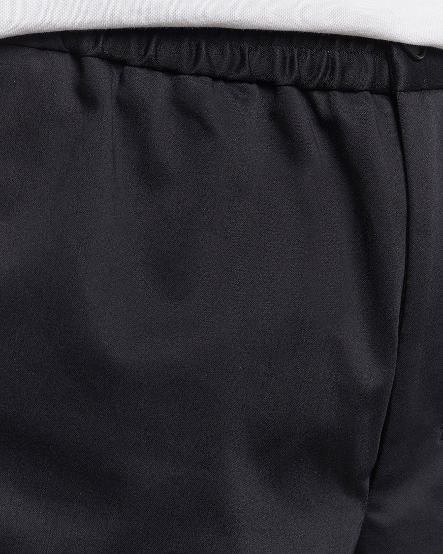 Men | Shorts | AMI | Cotton Drawstring Shorts Black
