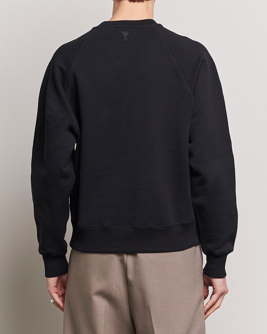 Men | Sweaters & Knitwear | AMI | Logo Sweatshirt Black